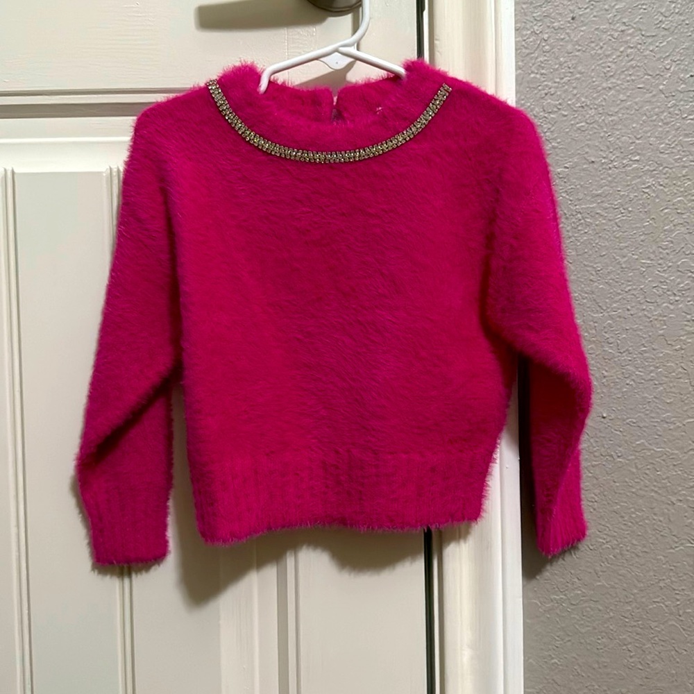 Eyelash Long Sleeve Sweater